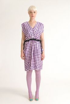 SS12 GINGHAM CHECK TIGHTS - VARIOUS - Other Image