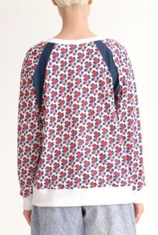 SS12 MINI MEAN ROSES RACING RAGLAN TOP - RED - Other Image