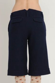 AW1213 LAMBS WOOL DECK SHORTS - MUSTARD - Other Image