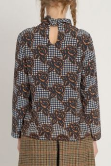AW1213 TWEED & ROSES ABIGAIL’S BLOUSE - DAMSON - Other Image