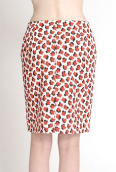 SS14 CUBIC MOLECULES FRONT ZIP SKIRT - Other Image